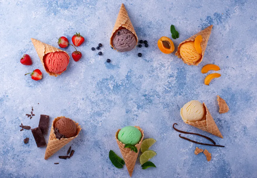 Fruit-Infused Ice Cream — 100-piece jigsaw puzzle