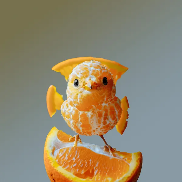 Citrus Bird Creation — 200-piece jigsaw puzzle