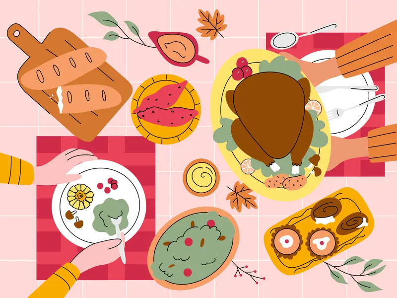 Thanksgiving Feast — 300-piece jigsaw puzzle