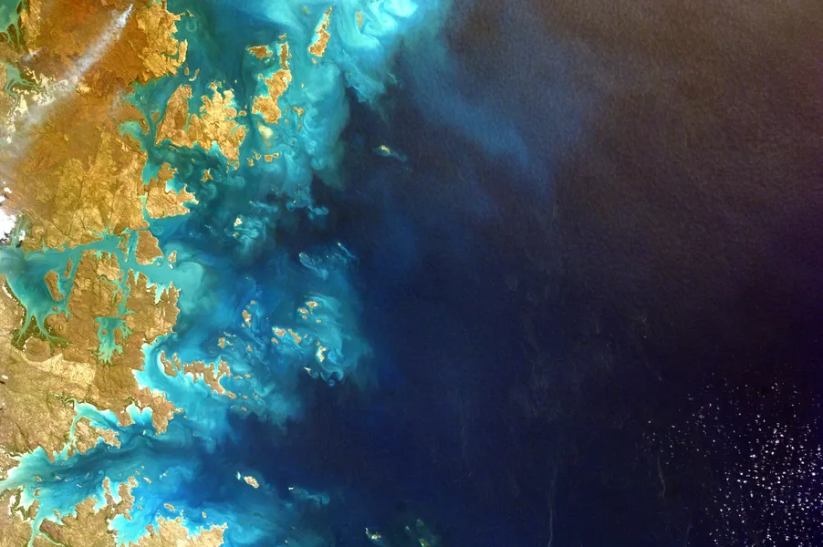 Aerial Ocean Currents — 200-piece jigsaw puzzle