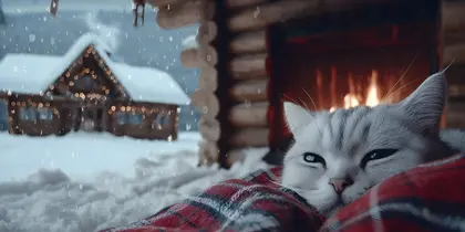 Cozy Winter Retreat — 400-piece jigsaw puzzle