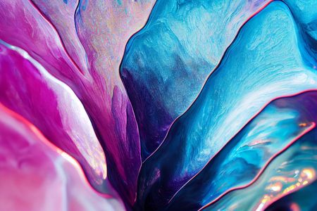 Vibrant Fluid Canvas — 100-piece jigsaw puzzle