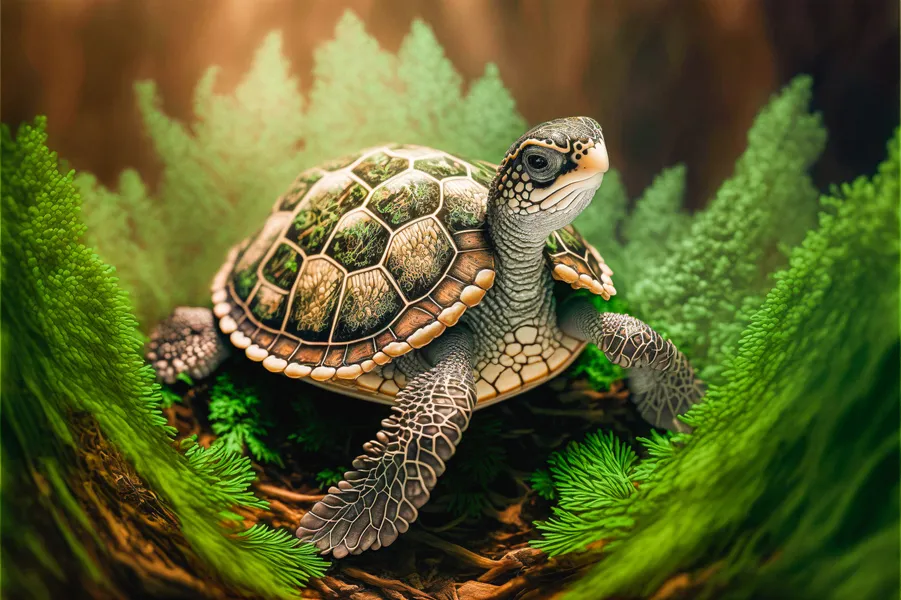 Bosreis schildpad — 100-stukjes legpuzzel