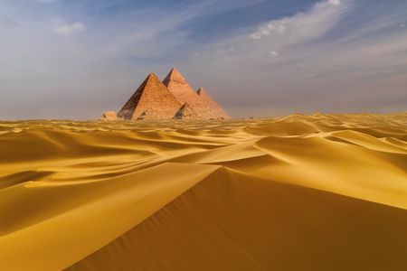 Pyramids in the Desert — 200-piece jigsaw puzzle