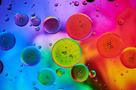Colorful Bubble Symphony — 100-piece jigsaw puzzle