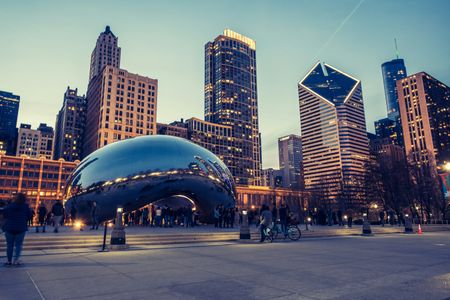 Evening at the Bean — 150-piece jigsaw puzzle