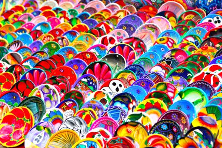 Vibrant Ceramic Plates — 100-piece jigsaw puzzle