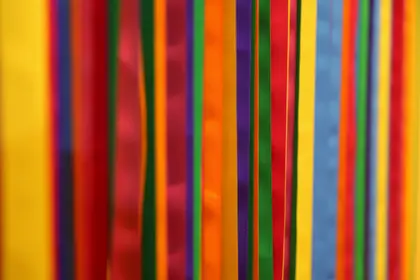 Colorful Ribbon Stripes — 300-piece jigsaw puzzle