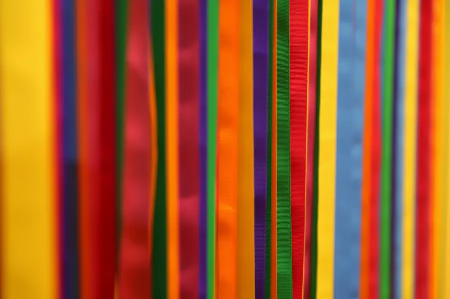 Colorful Ribbon Stripes — 300-piece jigsaw puzzle
