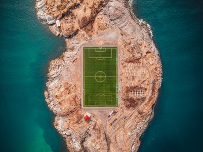 Isolated Island Field — 100-piece jigsaw puzzle