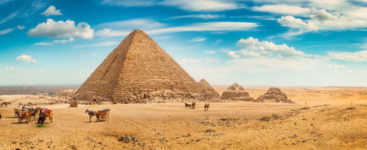 Grandeur of the Pyramids — 64-piece jigsaw puzzle