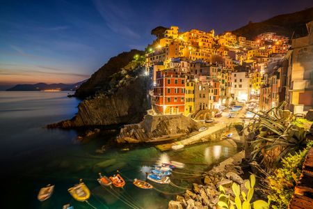 Twilight in Riomaggiore — 64-piece jigsaw puzzle