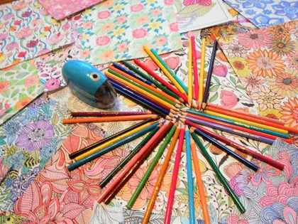 Colorful Art Spread — 300-piece jigsaw puzzle