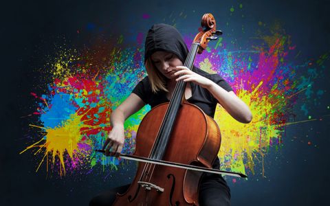 Colorful Cello Symphony — 100-piece jigsaw puzzle