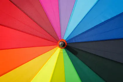 Vibrant Umbrella Spectrum — 150-piece jigsaw puzzle