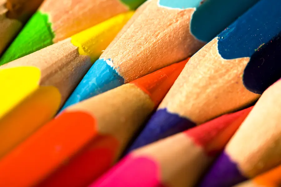 Vibrant Pencil Tips — 100-piece jigsaw puzzle