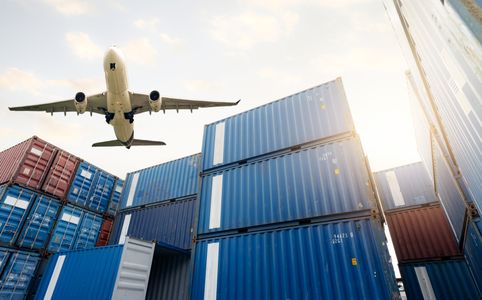Flight Over Containers — 400-piece jigsaw puzzle