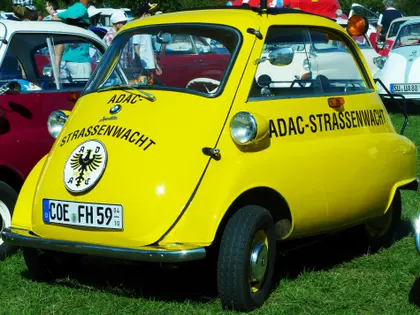 Retro Yellow Microcar — 200-piece jigsaw puzzle