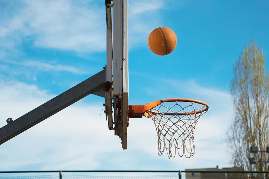Perfecte basketbalworp — 400-stukjes legpuzzel