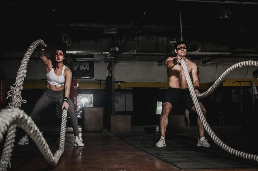 Dynamic Fitness Challenge — 64-piece jigsaw puzzle