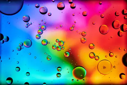 Vibrant Bubble Spectrum — 200-piece jigsaw puzzle