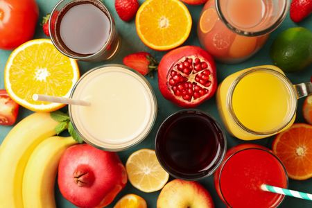 Colorful Fruit Medley — 64-piece jigsaw puzzle
