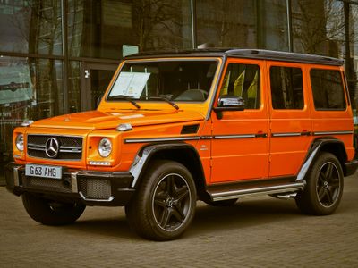 Vibrant Orange SUV — 200-piece jigsaw puzzle