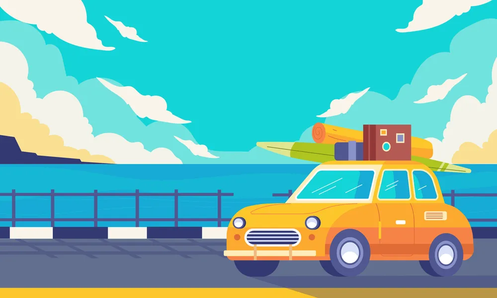 Sunny Road Trip — 200-piece jigsaw puzzle
