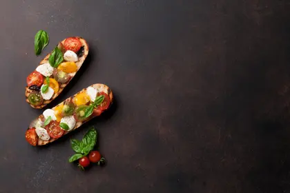 Rustic Tomato Bruschetta — 400-piece jigsaw puzzle