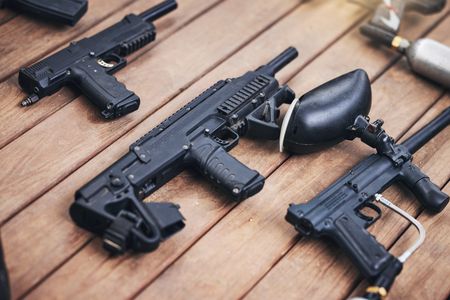 Paintball Gear Display — 300-piece jigsaw puzzle