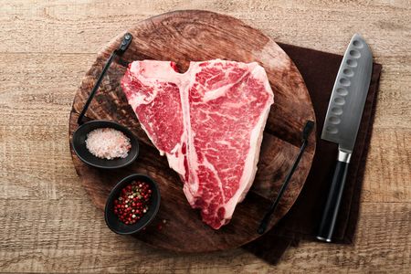 Gourmet Steak Preparation — 200-piece jigsaw puzzle