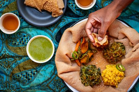 Vibrant Ethiopian Feast — 150-piece jigsaw puzzle