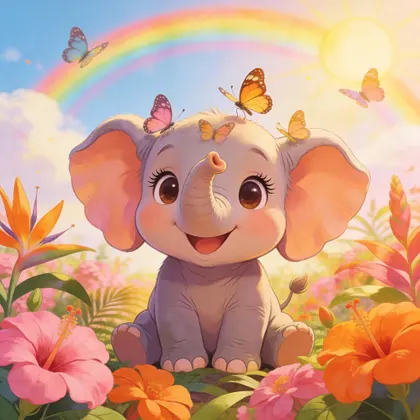 Baby Elephant — 23-Teile-Puzzle