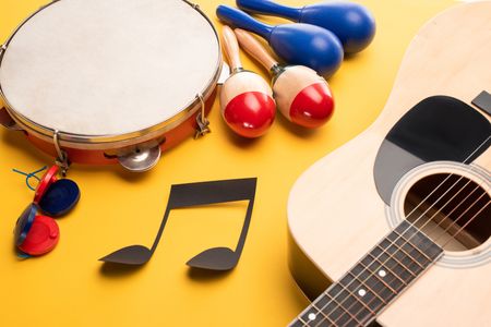 Colorful Musical Ensemble — 200-piece jigsaw puzzle