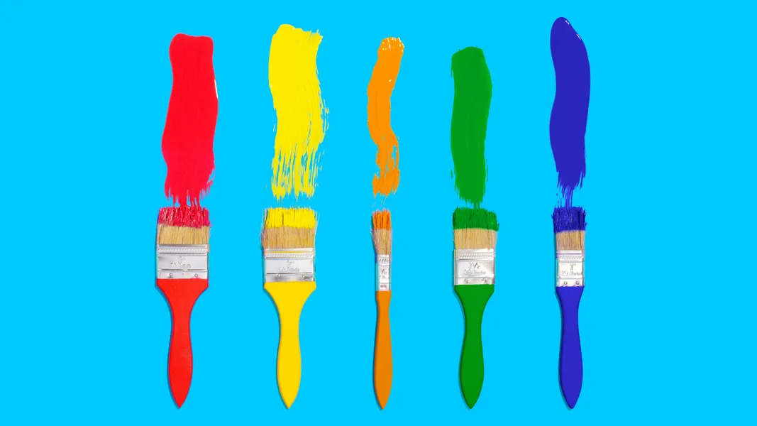Vibrant Brush Strokes — 300-piece jigsaw puzzle