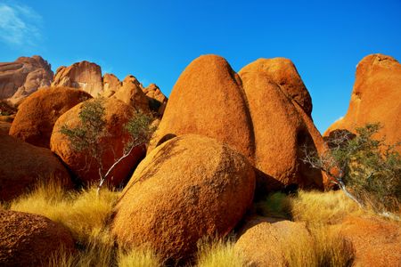 Golden Desert Boulders — 64-piece jigsaw puzzle