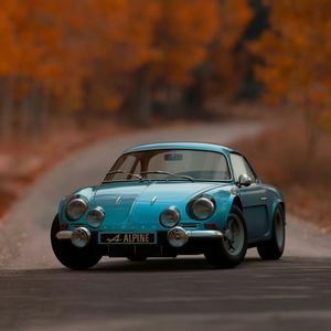 Vintage Car in Autumn — 100-piece jigsaw puzzle