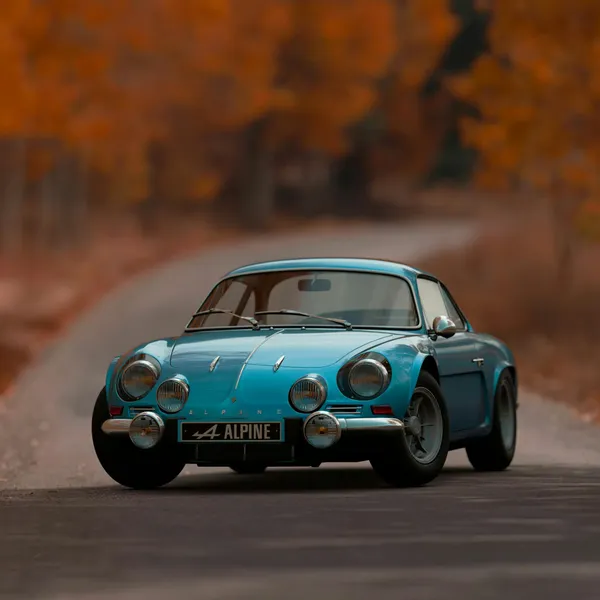 Vintage Car in Autumn — 100-piece jigsaw puzzle
