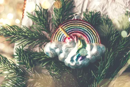 Magical Unicorn Ornament — 300-piece jigsaw puzzle