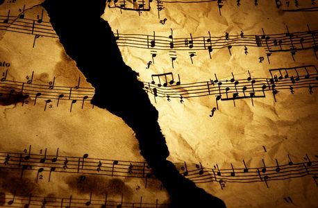 Torn Musical Manuscript — 150-piece jigsaw puzzle