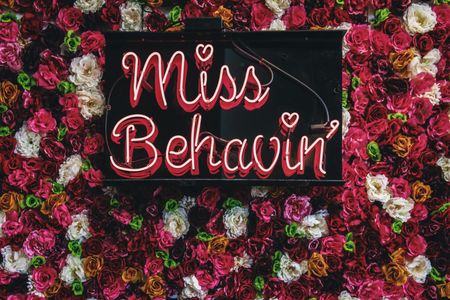 Playful Neon Blossom — 150-piece jigsaw puzzle