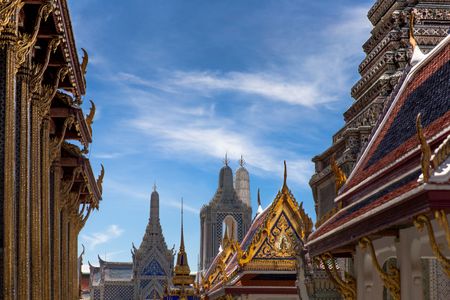 Majestic Temple Roofs — 150-piece jigsaw puzzle