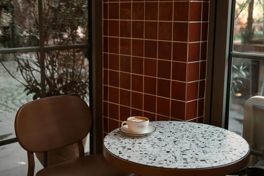 Rincón acogedor de café — rompecabezas de 300 piezas
