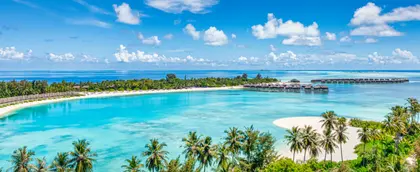 Paraíso tropical de playa — rompecabezas de 200 piezas