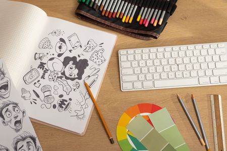 Creative Art Desk — 100-piece jigsaw puzzle