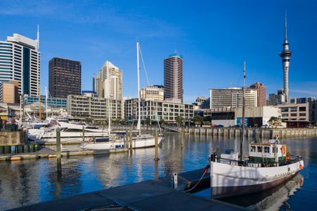 Harbor Cityscape Reflection — 300-piece jigsaw puzzle