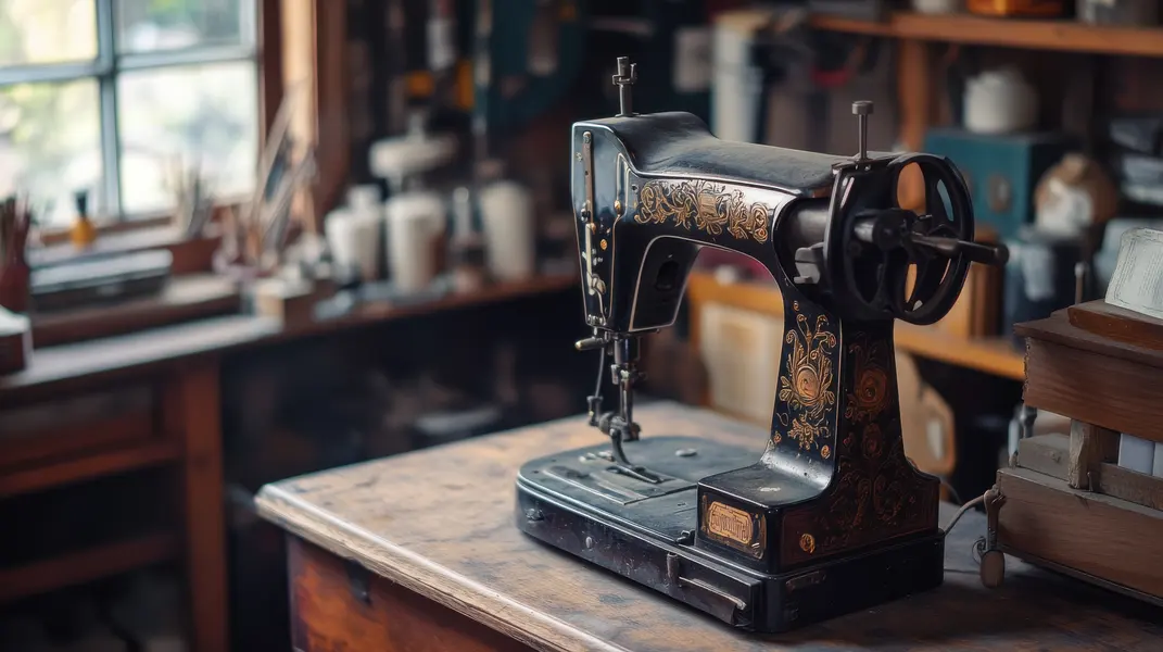 Vintage Sewing Machine — 200-piece jigsaw puzzle