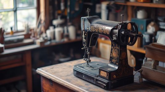 Vintage Sewing Machine — 200-piece jigsaw puzzle