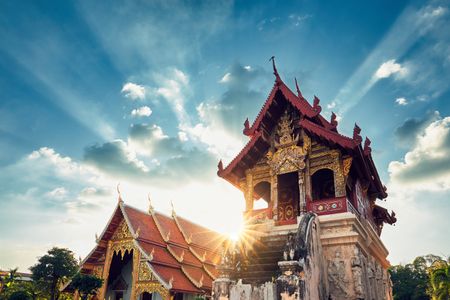 Temple at Sunrise — 200-piece jigsaw puzzle