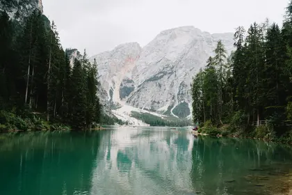Tranquil Mountain Lake — 100-piece jigsaw puzzle
